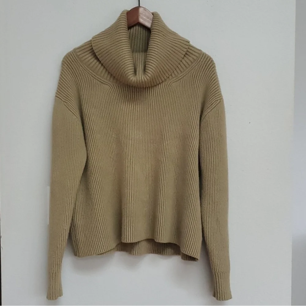 Roolee thick rib knit turtleneck sweater
